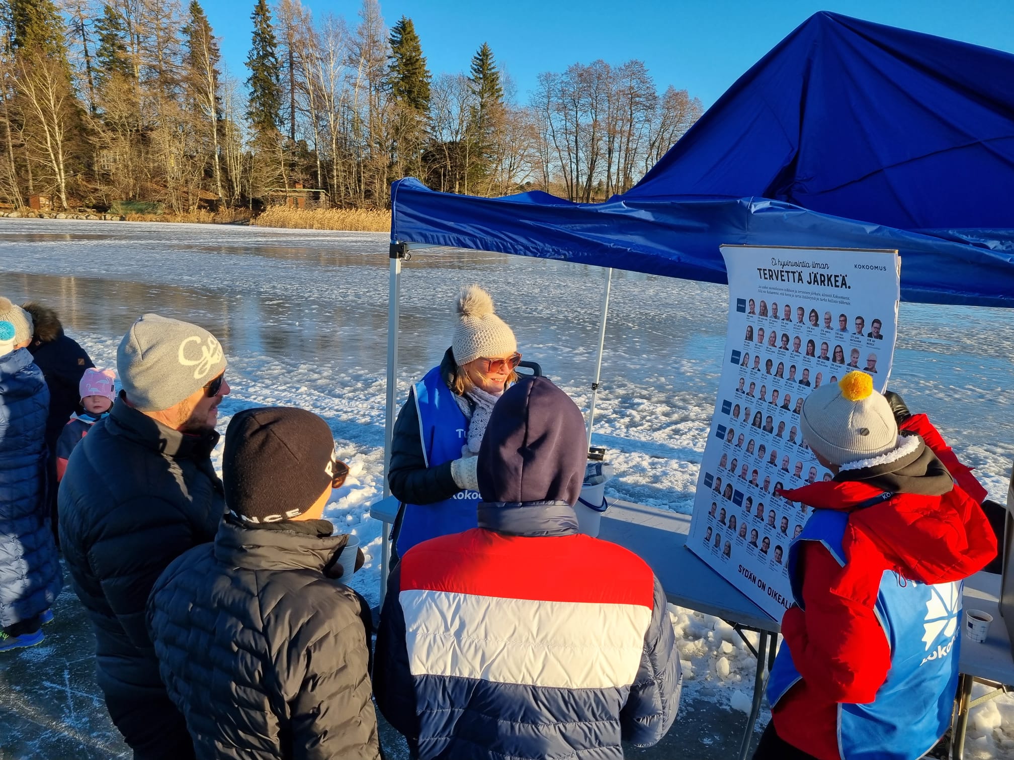 Kampanjointia Tuusulanjärvellä
